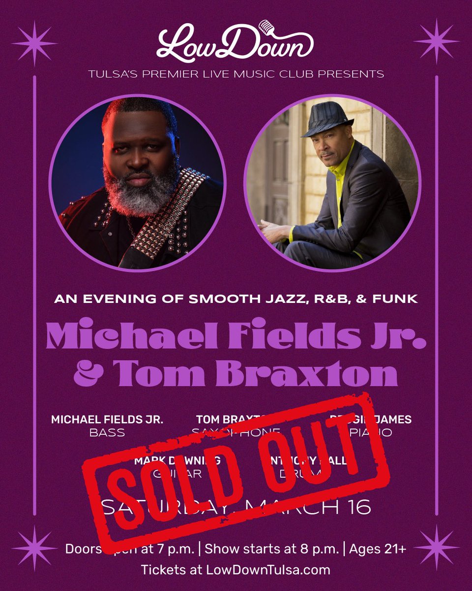 mikefezee's tweet image. Thank you NWA!!! Y’all showed up last night &amp;amp; we had a blast &amp;amp; it was a SOLD OUT show WOW!! Tulsa we are headed your way &amp;amp; again WOW another SOLD OUT show! See ya’ll in a few! #michaelfieldsjr #fieldsgood #tombraxton #smoothjazzmusic #bassandsax #musicdepotnwa #lowdowntulsa