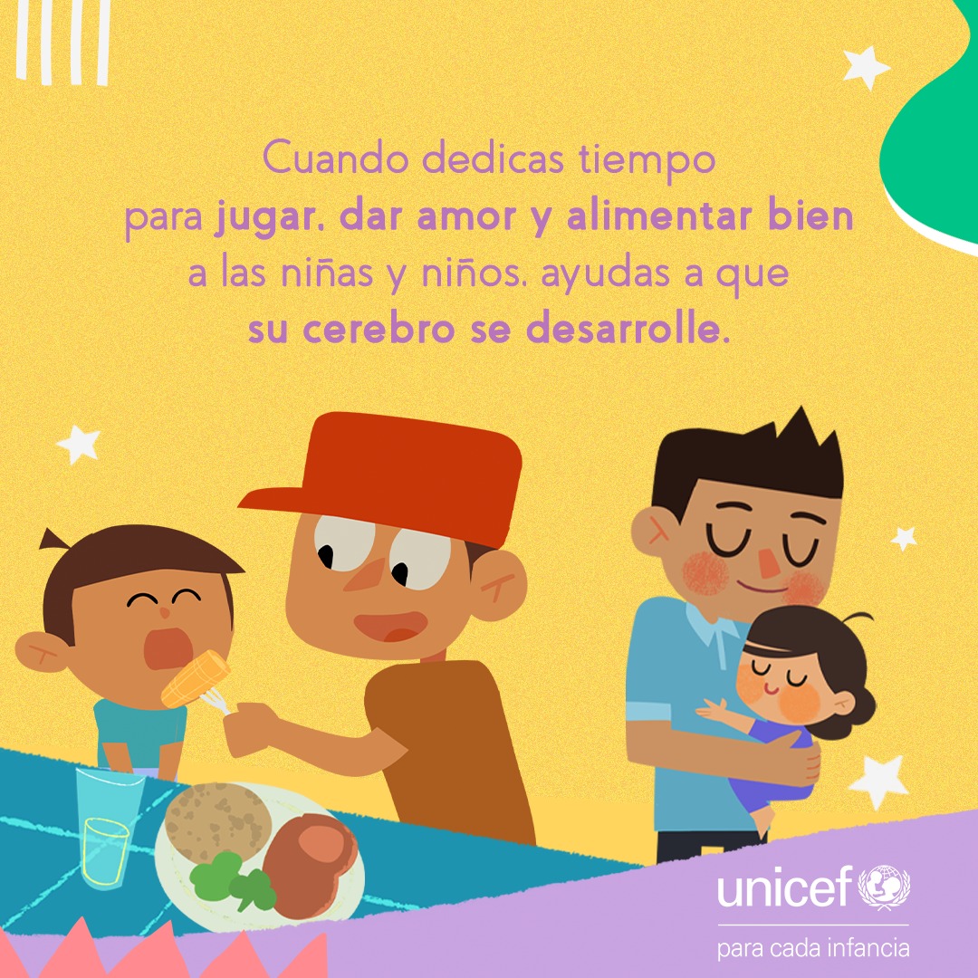 Este fin de semana es la oportunidad de compartir con tu 👧👦. La primera infancia es un periodo comprendido entre la concepción y el inicio de la educación escolar. Esta es una oportunidad de influir en el desarrollo del cerebro de cada 👧👦. #LaPrimeraInfanciaImporta 💙