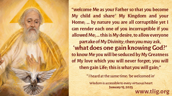 VassulaRyden's tweet image. God is Our Father, He created us, He loves us so much He gave us His Only Begotten Son to save us! Loving God costs nothing, but gets you everything! ww3.tlig.org/en/messages/12…
 #GodIsOurFather #LovingGod #GodsLove #DivineLove