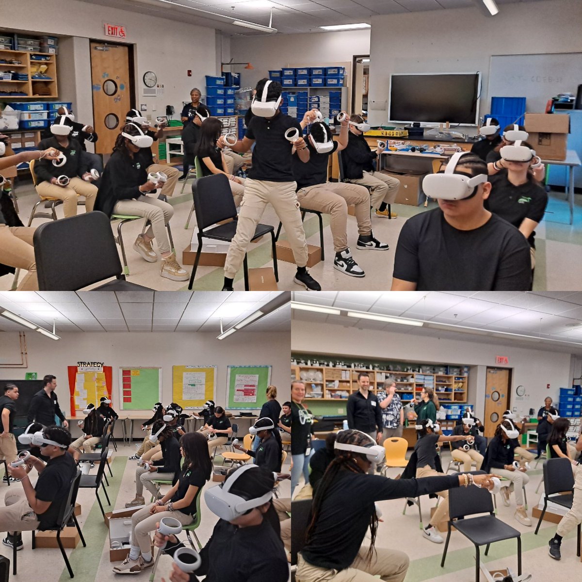 Our 8th graders LOVED their VR learning experience on Friday! Thank you to HPL and our district STEM coaches for this exciting opportunity! We can't wait to continue these experiences this year! @STEMEdCT @Hartford_Public @msboratko @corinne_barney @Hartford_Public @HPLCT