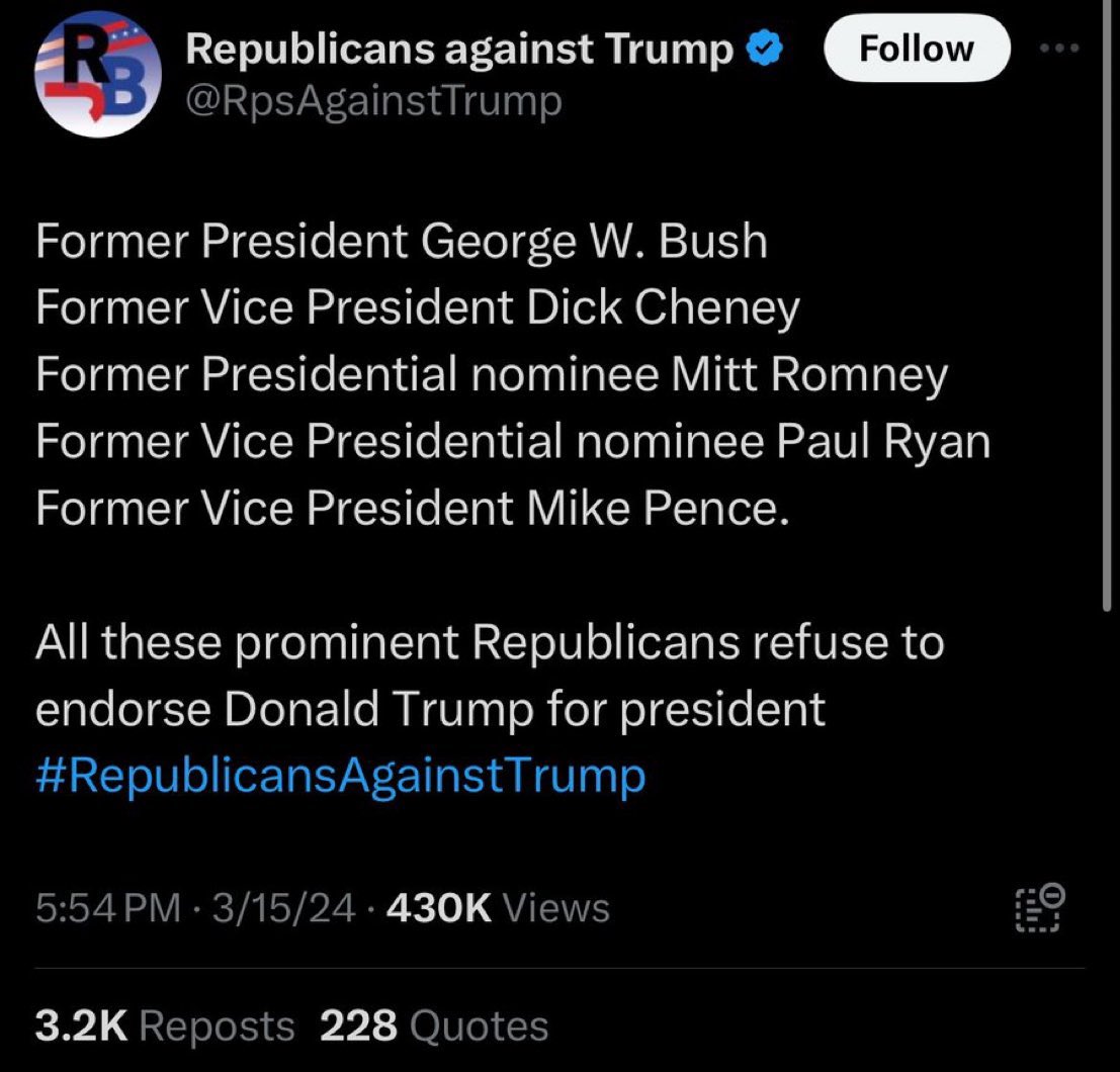 Blondiegirl_USA's tweet photo. RINO's against Trump. There I fixed it! Trump for the Win!
#RINOsNeedToGo
#Trump2024NowMorethanEver https://t.co/OHfbpKMHu7