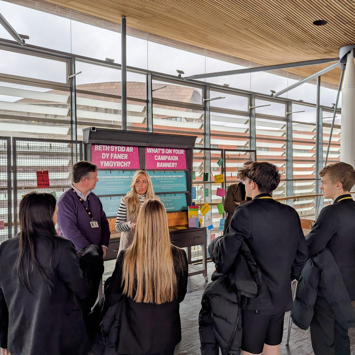 Thought about becoming a Welsh Youth Parliament Member? Want to know more about what we do? Come and see our exhibition at the Senedd