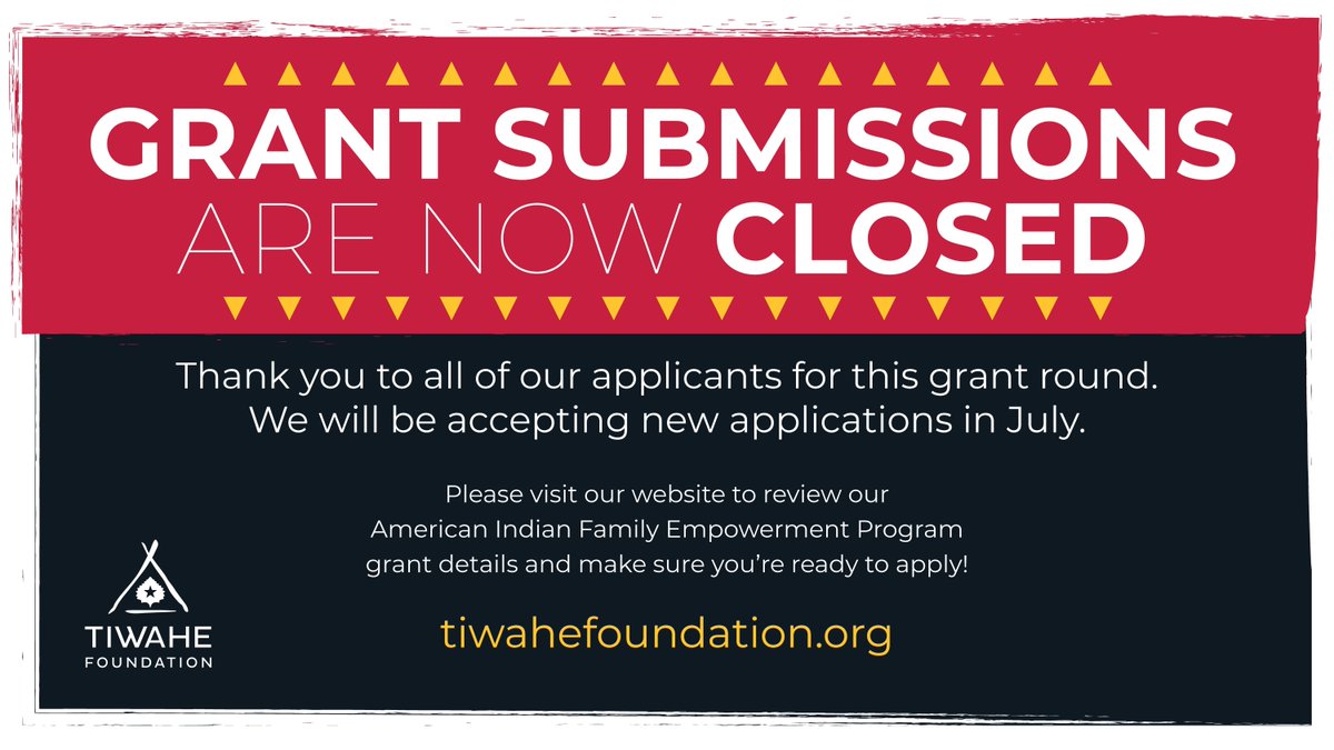 Our grant round is now closed – March 15th. Thank you to all who applied! Stay tuned for updates. New applications open in July 2024. #GrantRoundClosed #TiwaheFoundation #IndigenousCommunity #AIFEP