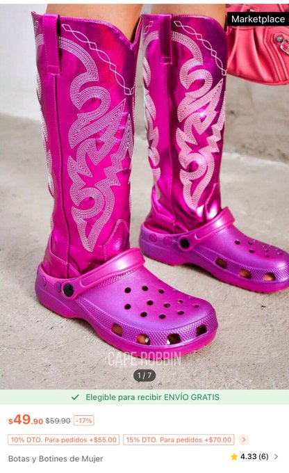 Solo vengo a avisarles que vi estas botas en la página de ultra fast moda más conocida del mundo, estan