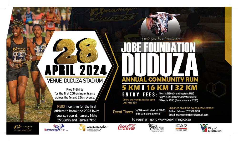 Humbu30's tweet image. 28 April 2024 #MamepeStriders Activation Run Ekurhuleni Duduza