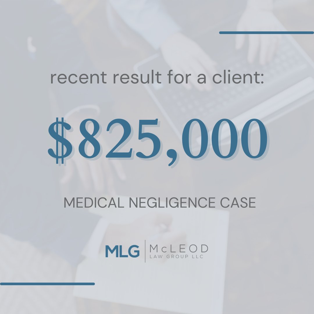 Cooper Wilson and Mullins McLeod were pleased to secure $825,000 on behalf of a family who lost a loved one due to the medical team's failure to properly treat a pulmonary embolism. We are proud to have helped this wonderful Charleston family.