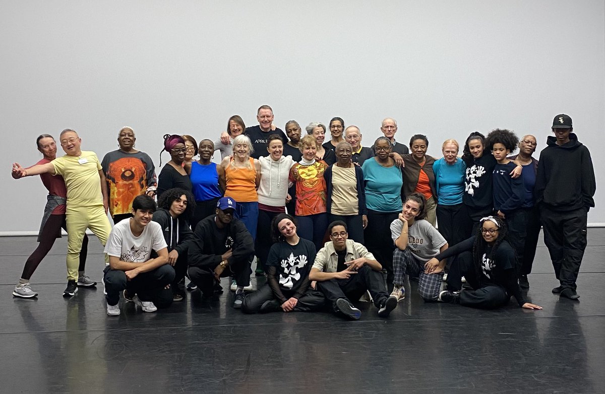 Busy rehearsal day at @Sadlers_Wells with this super group! ZooNation Youth Company and Sadler’s Wells Company of Elders. Creating a brand new show coming soon to The Elixir Festival Dir. by @chaldonjw The Exchange sadlerswells.com/whats-on/compa…