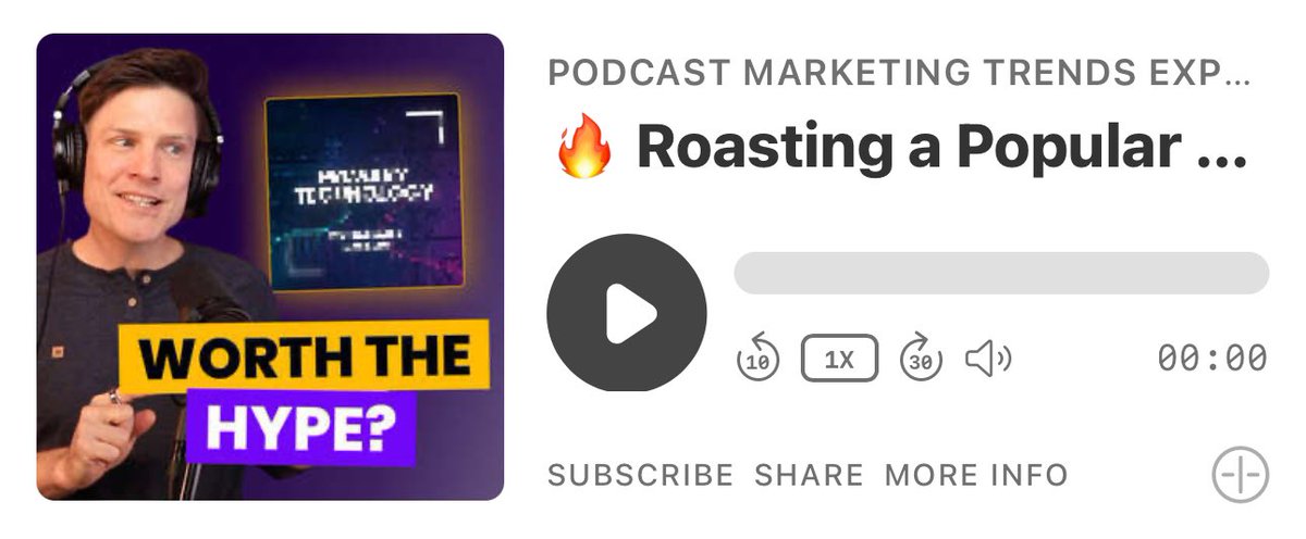 Good friend @mijustin roasted Primary Technology in the latest episode of Podcast Marketing Trends Explained 😅 Honestly, he had very kind words, but some really insightful tips on how to make the show appeal to a wider audience. Highly recommend a listen share.transistor.fm/s/c56e16d4