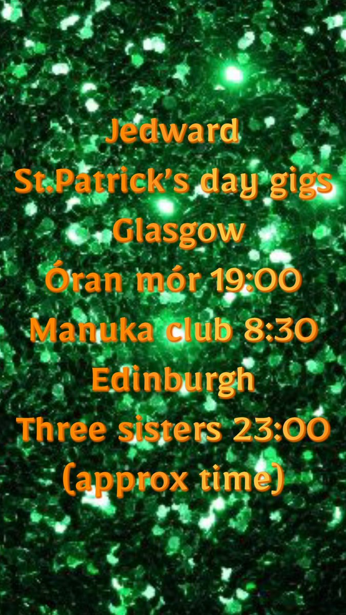 Jedward St.Patrick’s Day Gigs 🇮🇪☘️