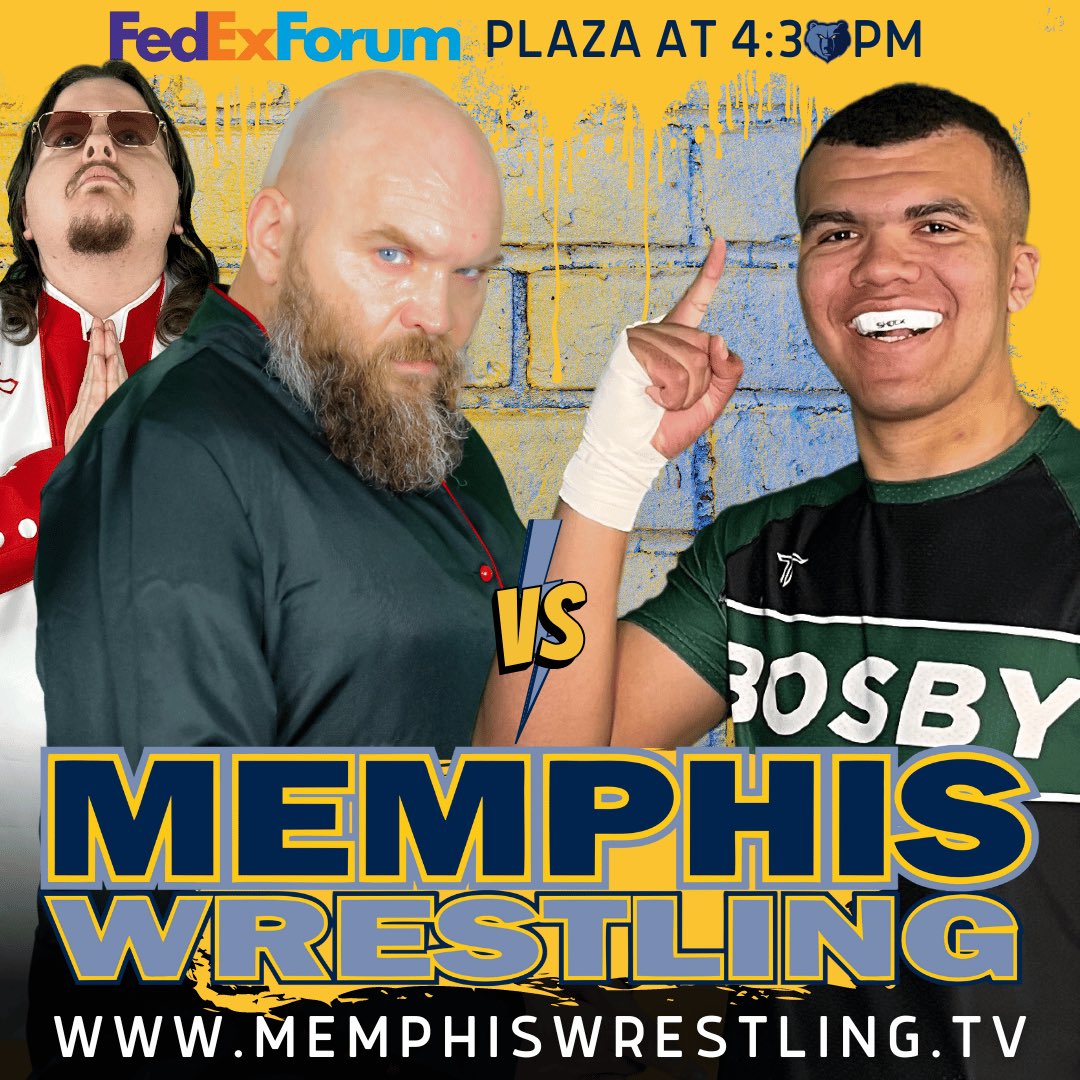 TODAY — pull up #MemphisWrestling