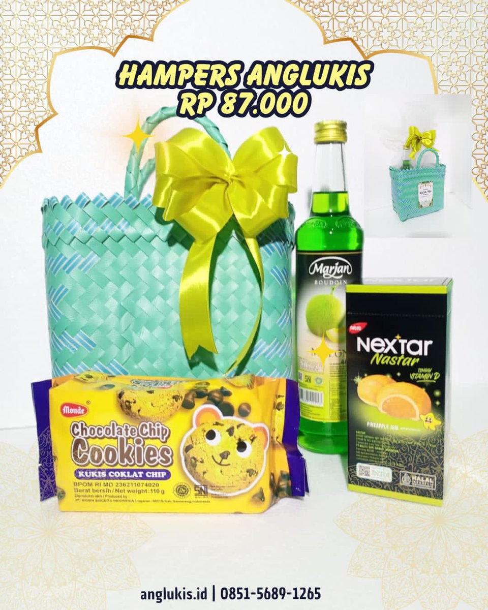 anglukis's tweet photo. Parcel lebaran unik | 0851-5689-1265

Kita jualan parcel lebaran / hampers lebaran. 
Bisa menyesuaikan budget dan beli banyak ada harga promo!!! 

Pengiriman dari kembangan jakarta barat!!! https://t.co/mJmlj2iKoD