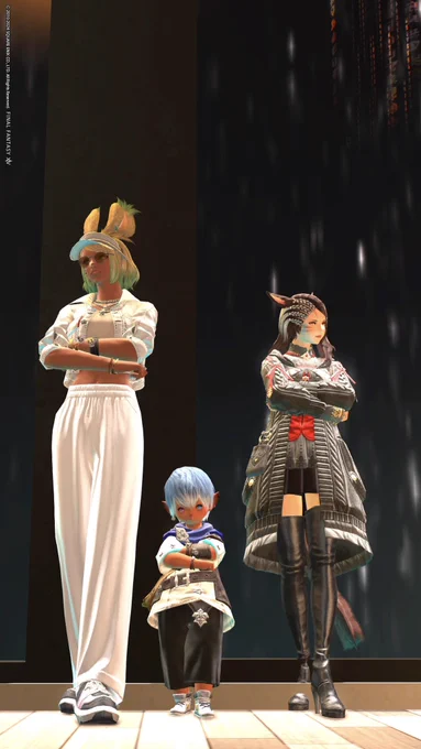 昨日遊びに行った人様のおしゃれハウスと顔がいい自機(FF14) 