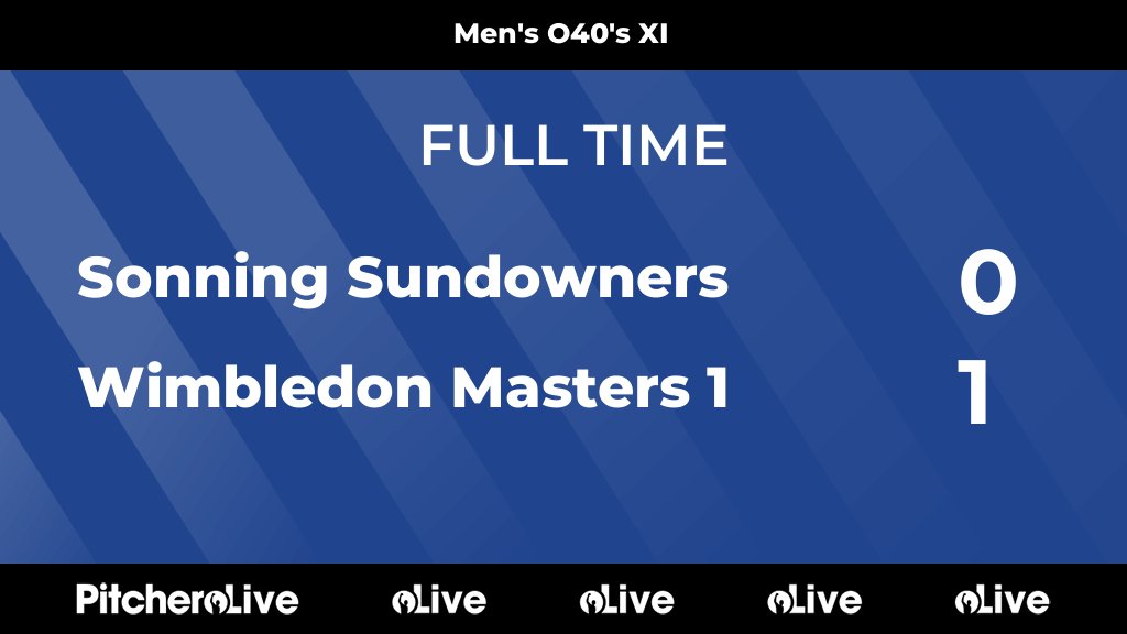 FULL TIME: Sonning Sundowners 0 - 1 Wimbledon Masters 1 #SONWIM #Pitchero sonninghockeyclub.co.uk/teams/117273/m…