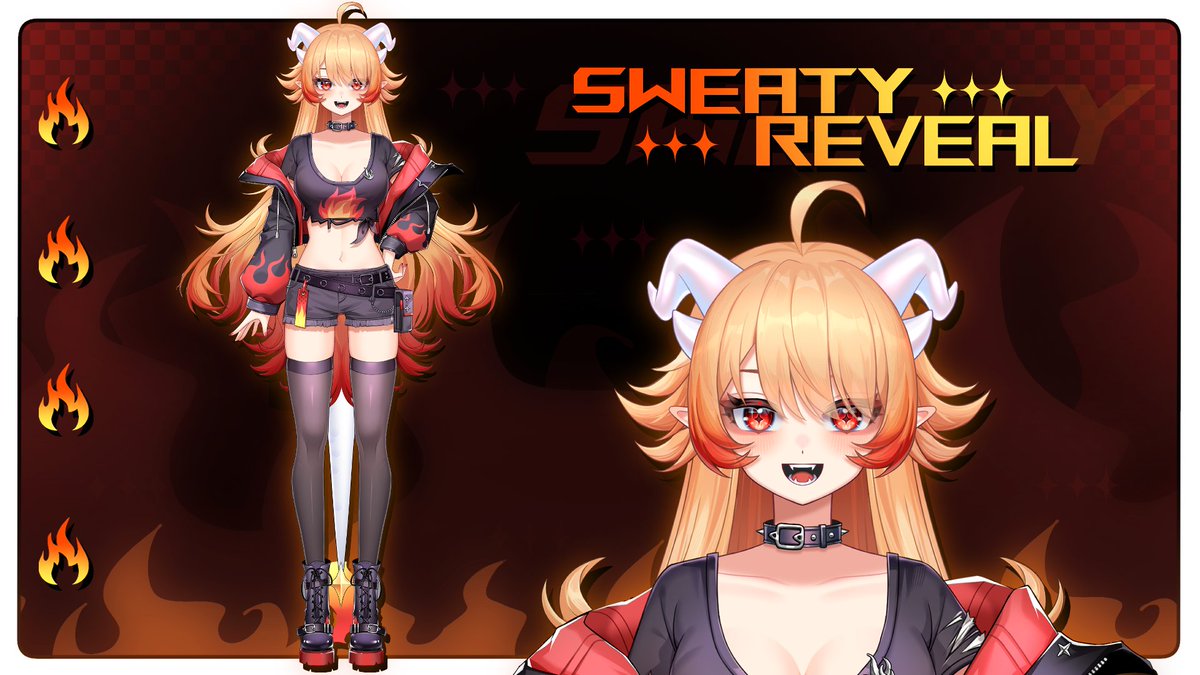 Can you handle the heat?

I'm Sweaty and I'll be redebuting in April 🔥

#Vtuber