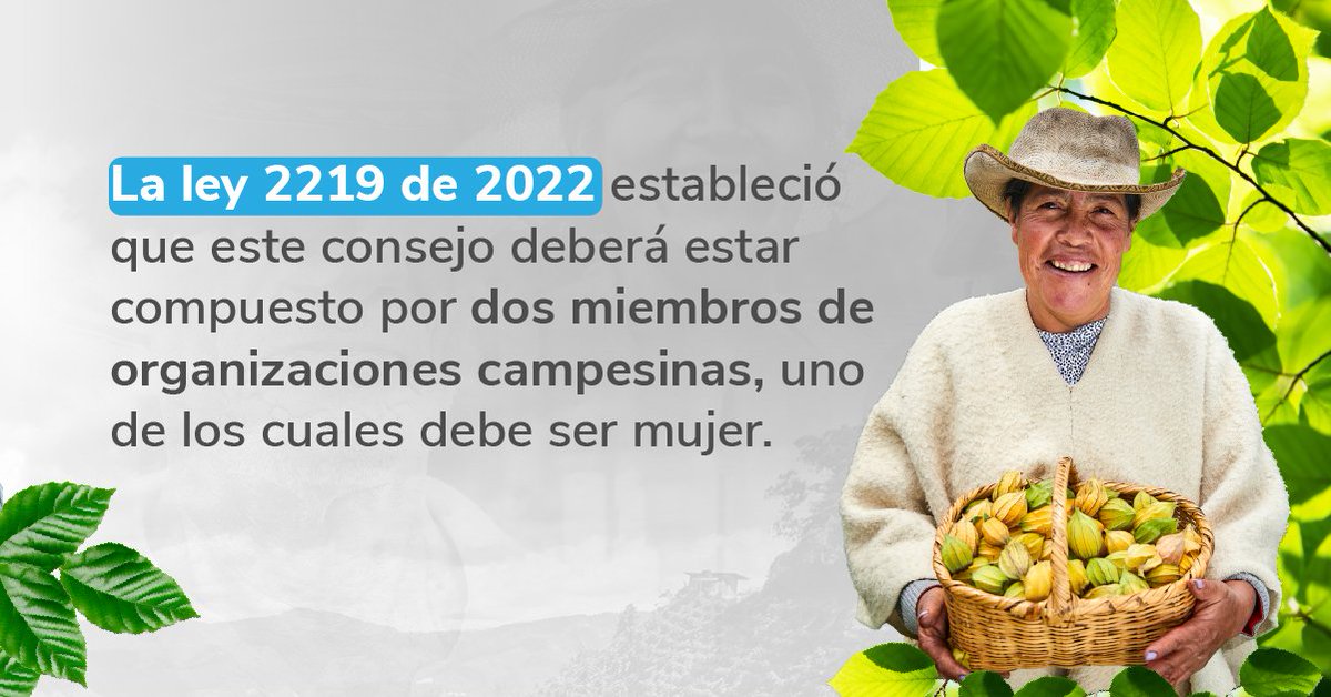 ADR_Colombia's tweet photo. 🌾👨‍🌾 #Atención  Por primera vez en la historia el campesinado tendrá voz en el Consejo Directivo de la @ADR_Colombia. 🎉 ¡Abierta la convocatoria para postulaciones y elección de representantes! Más detalles en el enlace.

https://t.co/YjpIYPymIL https://t.co/CdaOr2fP42