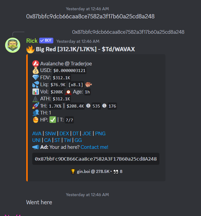 MaxWynnFnd's tweet photo. Study the Max Wynn Foundation.

In just a couple of days, we achieved:

600x on $BOME Presale
58x on $Td Call
50x on $YIELD

Not to mention the multiple 2-10x gains we had. Impressive work. The Q1 report will showcase our remarkable financial growth. https://t.co/fx0cEl16wZ