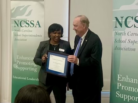 Congratulations to LaShonda Hester and Tracy Fowler on being our two newest graduates of the NCSSA Aspiring Superintendents Program, Cohort VIII! #OneChatham #GrowOurOwn
