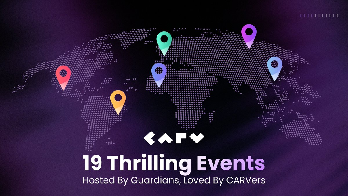 19 spectacular community events, featuring over 2,000 participants across 6 language regions in just one week.

Proudly hosted by our dedicated guardians and cherished by the CARVers. 

Don't miss out on the extraordinary vibes! Join the CARV Community for more excitement and