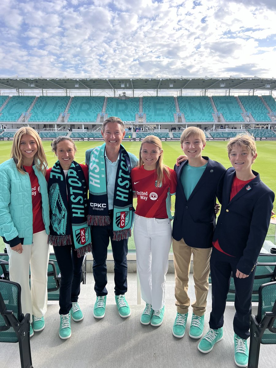 So ready for history! All teal’d out and new shoes for <a href="/thekccurrent/">KC Current</a> <a href="/NWSL/">National Women’s Soccer League</a> match on <a href="/espn/">ESPN</a> @abc .  Tune in at 11:30 central if you can’t be with us in-person <a href="/cpkcstadium/">CPKC Stadium</a> <a href="/ESPNFC/">ESPN FC</a> <a href="/ESPNDeportes/">ESPN Deportes</a>