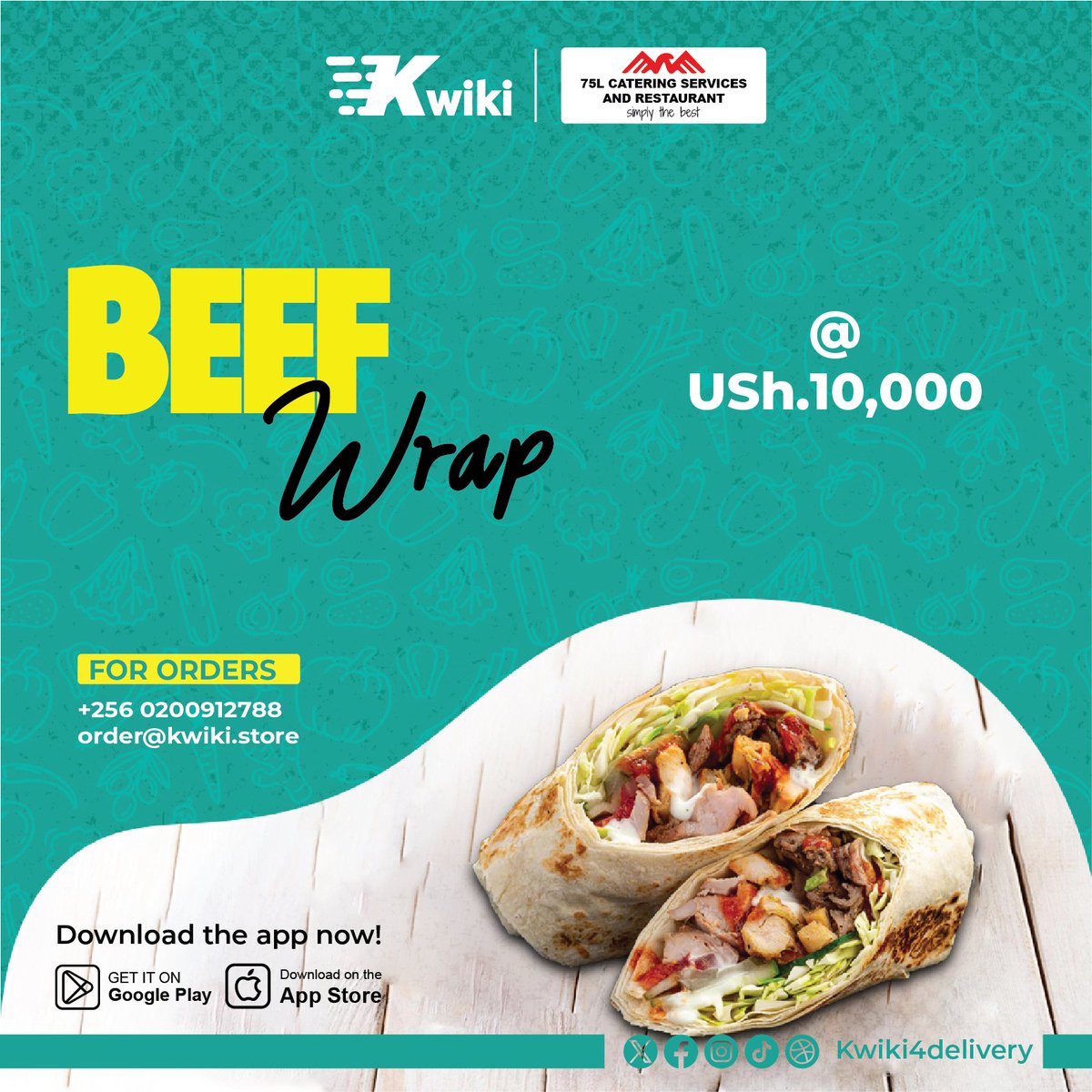 kwiki4delivery's tweet photo. Why not celebrate your achievement with a delicious meal at your favorite restaurant?
#kwikidelivery #kwiki #yummy #alwaysontime #doitquickwithkwiki #livelifefresh #beefwrap #chips #fyp #fooddelivery #fastdelivery #fy #ordernow #fypシ https://t.co/WriaZCxmK2