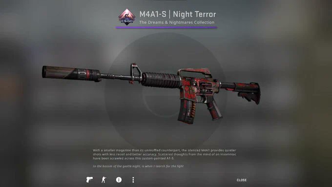 🎁CSGO GIVEAWAY🎁 M4A1-S l Night Terror 👉TO ENTER: ✔ Follow me 🔁Retweet + Like + SUB youtu.be/_EQmTPNUmLk (shoow proof) Giveaway ends in 36 hours! #CSGOGiveaway #csgoskins #csgofreeskins