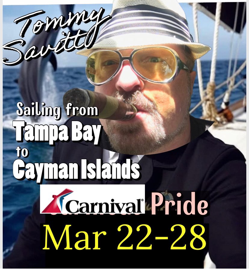 Direct From his triple aluminum award winning residency at The Strat in Las Vegas . A tabernacle of the unwashed @CarnivalCruise #carnivalpride #punchliner #ccl #thestrat