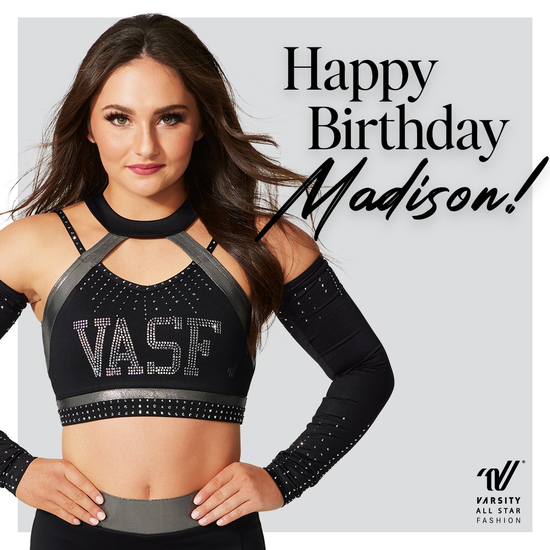 Happy Birthday, Madison! We hope you have a great day full of celebration 🤩