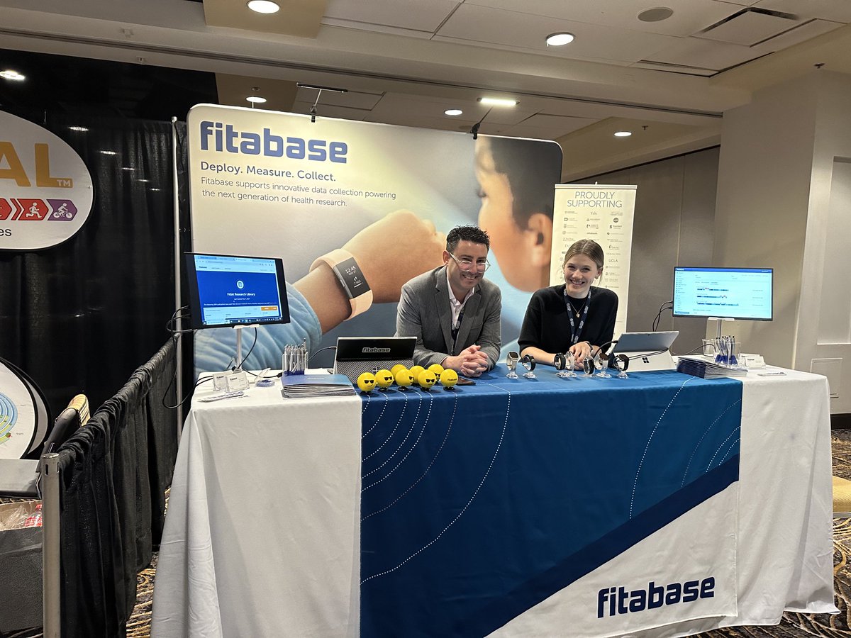 We’ve had a great #sbm2024! Come by now for our last poster session / booth hour. Missed us? No worries, say hello@fitabase.com any time!