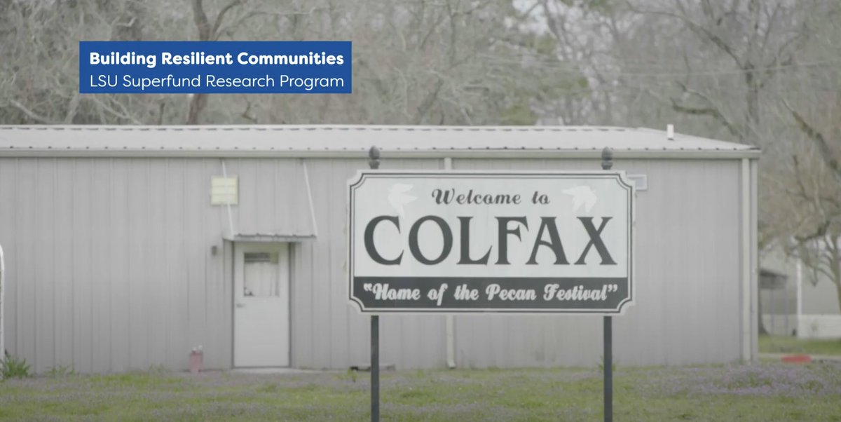 LSU Superfund Research Program is excellent example of university research having impact on community resilience.  Proud to be a Flagship! Watch  youtube.com/watch?v=E9Sk9a…
<a href="/LSUResearch/">LSU Research</a> <a href="/LSUSRP/">LSUSRP</a> <a href="/LSU/">LSU</a>