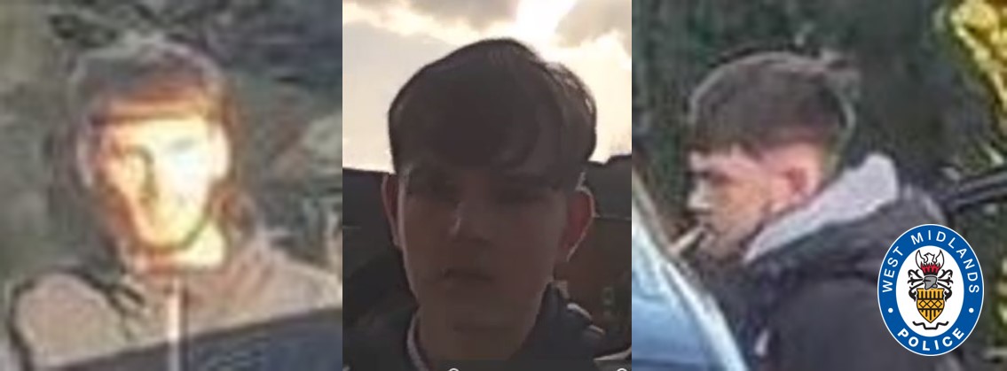 #APPEAL | Do you recognise any of these three? We want to speak to them following an attempted burglary and robbery in #SuttonColdfield earlier this month. More ➡️shorturl.at/aqMRZ