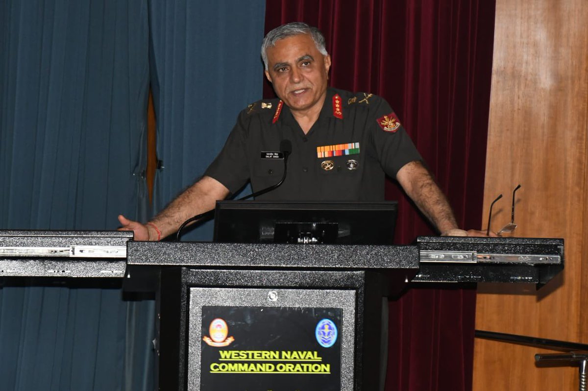 The 78th Annual Conference of the Bombay Medical Congress was inaugurated by VAdm Sanjay J Singh, FOCINC #WNC on 16 Mar 2024 at #INHSAsvini #Mumbai. The Guest of Honour was Lt Gen Daljit Singh #DGAFMS, who also delivered the Western Naval Command oration. VAdm Krishna…