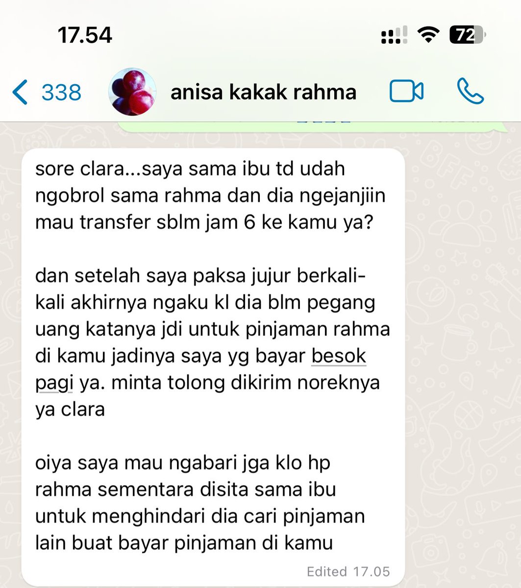 zhoaolusi's tweet image. jangan ada yg minjemin RAHMAWATI UTAMI lagi, yang bayar kakaknya