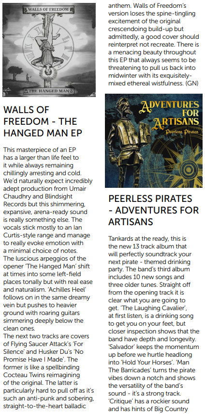 Thank you @omsmagazine for this glowing review of 'The Hanged Man'. Physical/digital copies still available from: blindsightrecords.bandcamp.com/album/the-hang… #Postpunk #postrock #shoegaze