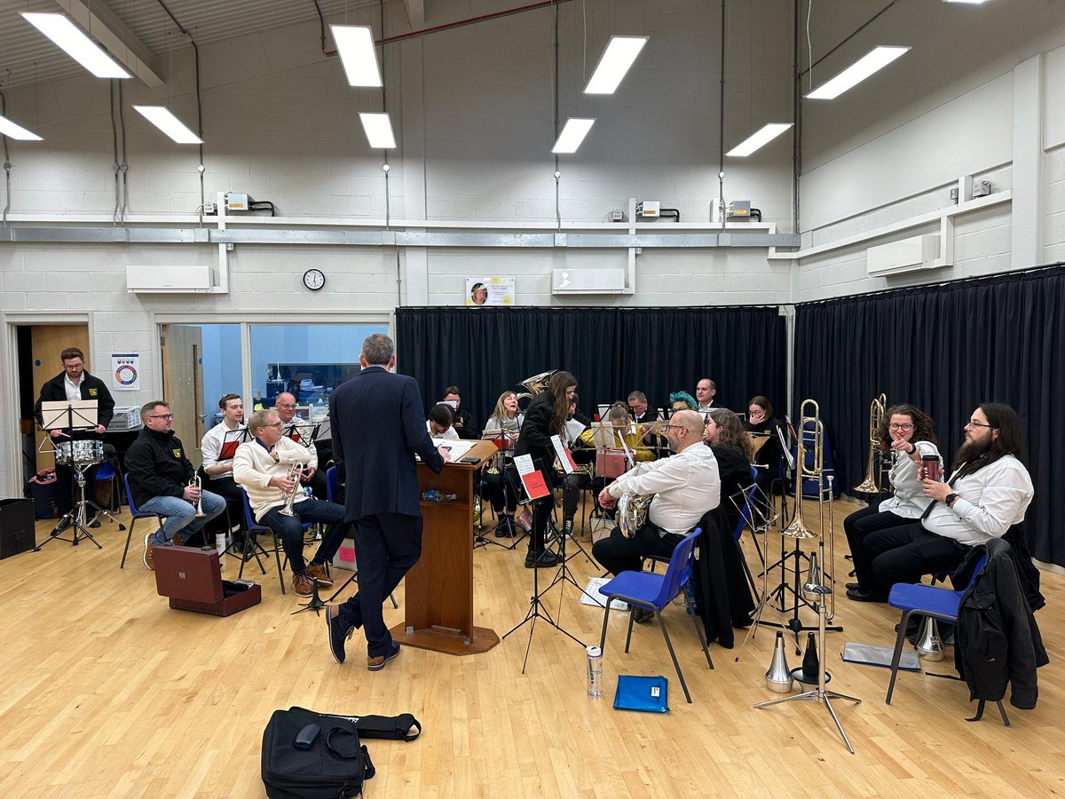 It's contest day! Final rehearsal complete, almost time to perform. Drawn 5th, hopefully playing around 4:30pm