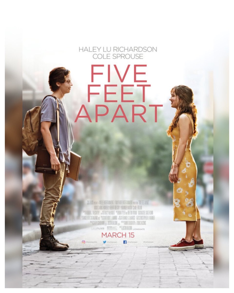 WreckLeaguePod's tweet image. 5 Years #FiveFeetApart Starring: #HaleyLuRichardson #ColeSprouse #MoisésArias #KimberlyHébertGregory #EmilyBaldoni #ParminderNagra #ClaireForlani Directed By: #JustinBaldoni

#WreckLeaguePodcast