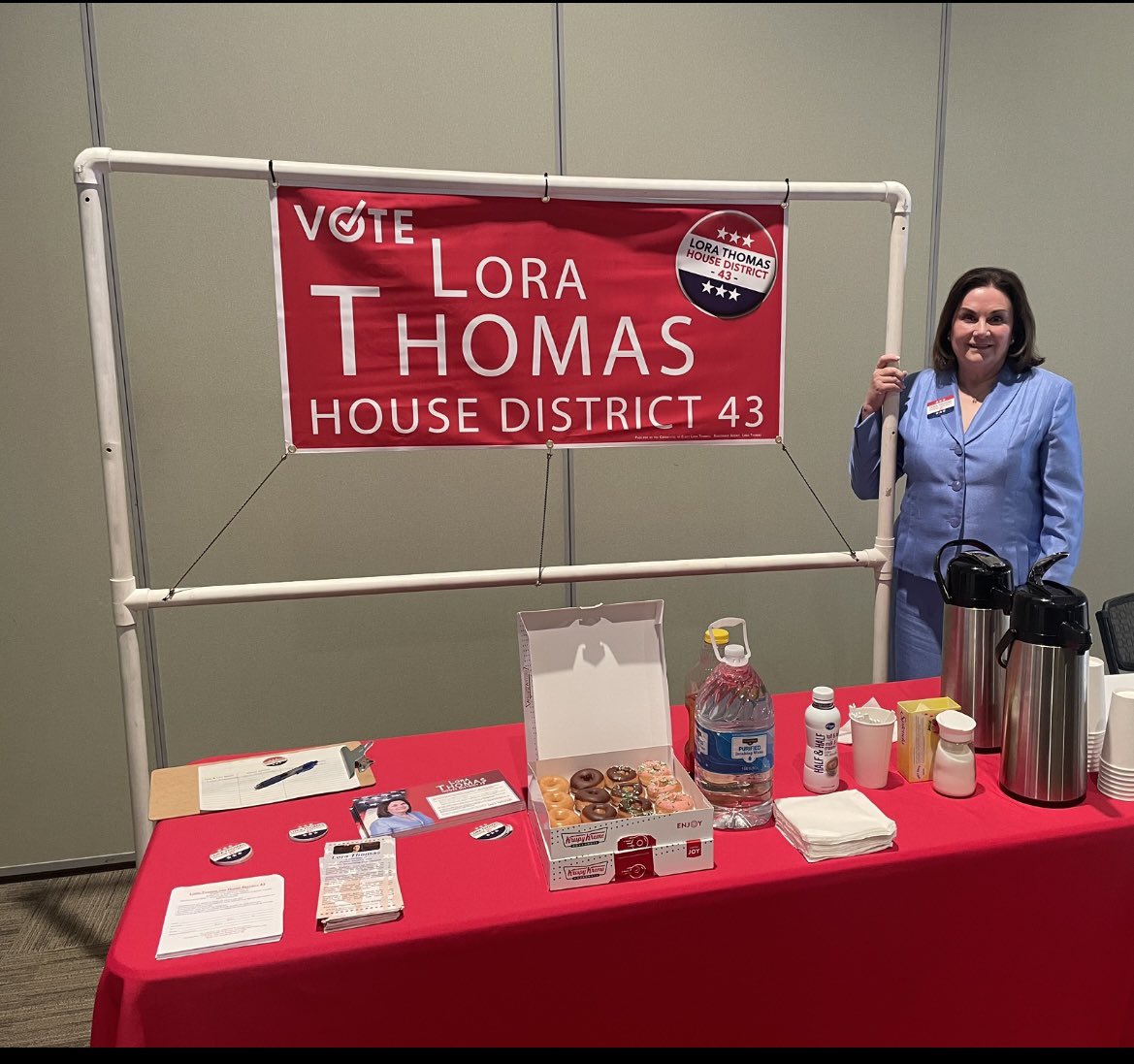 We are ready for the Candidate Meet N Greet at Southridge Rec Center for positions in Highlands Ranch. This includes HD43, HD39 and Commissioner District 3. 

Come join us - we have fresh coffee and Krispy Kreme donuts!

The road to take back HD43 starts here.  

In it to win…