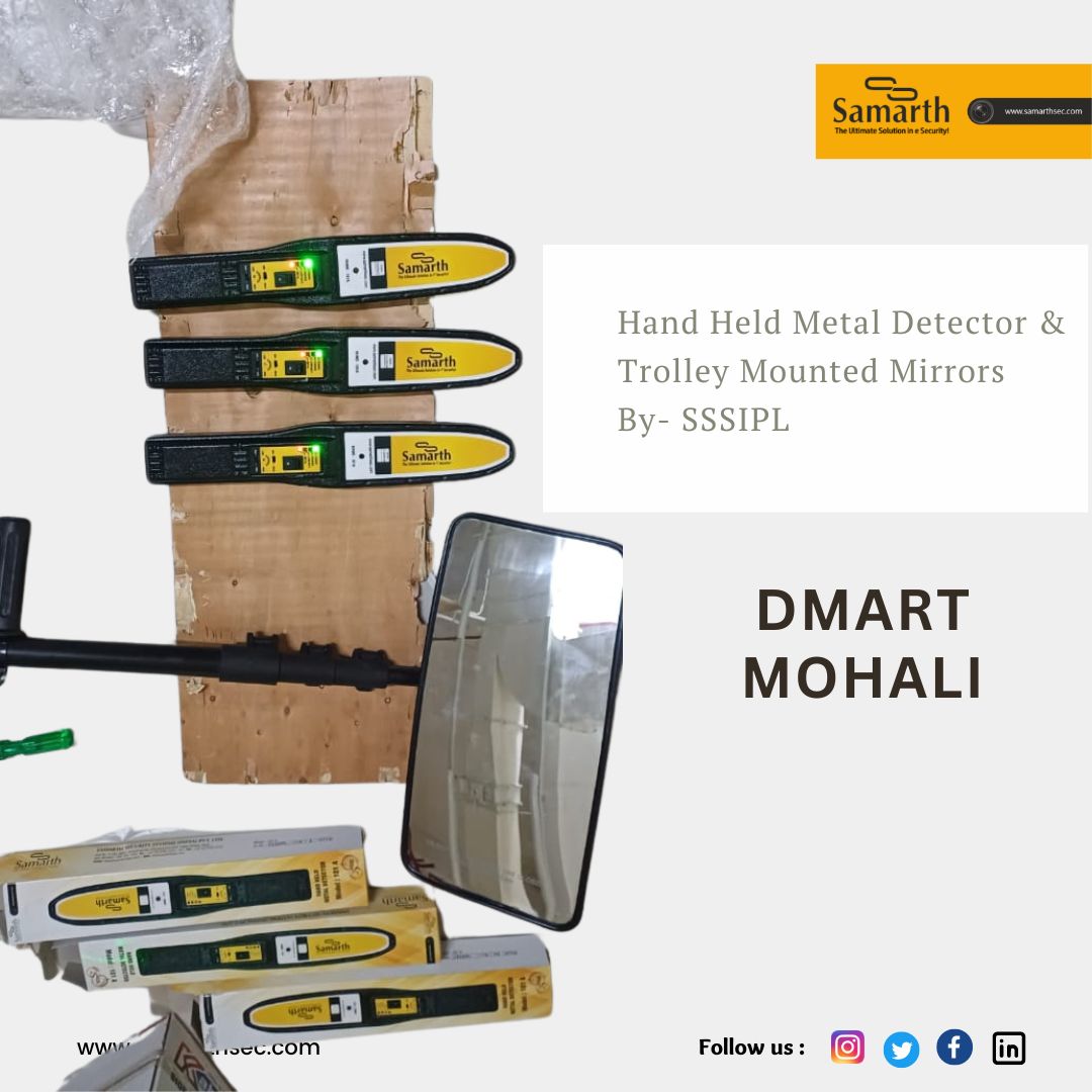 SamarthSec's tweet photo. New Installation of Single zone Walkthrough Metal Detector at Dmart, Mohali
- By SSSIPL
#singlezone #walkthrough #metal #detector #metaldetector #security #mohali #mumbai #securitysystem #navimumbai #india #maharashtra #sssipl https://t.co/1nKioKsZLk