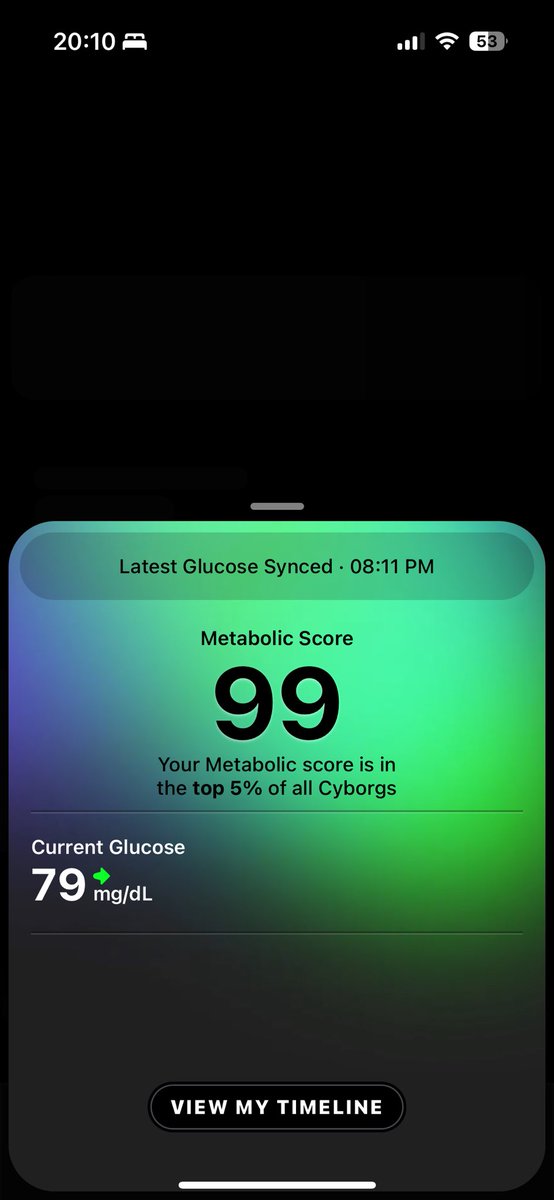 pradyotghate's tweet photo. Finally! My best score on @UltrahumanHQ … good food and exercising paying off 😁 https://t.co/MEcqABp8Jl