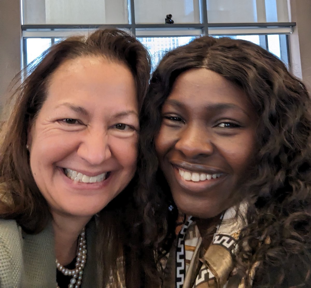 Co-Founder @hanlonesq and Ayomide A. JIDE-OMOLE had the opportunity to (finally) meet in-person. Congratulations Ayomide A. JIDE-OMOLE for all you are doing to raise awareness -- and the practice of -- #spacelaw in #Africa. #SpaceLawAndEthics #WomenInSpace