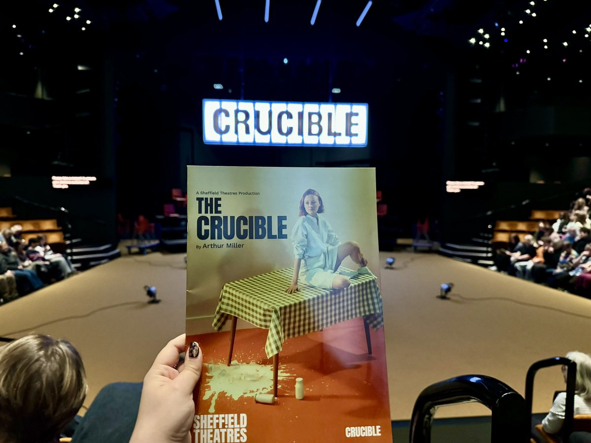 Theatre trip to see The Crucible at Crucible✨