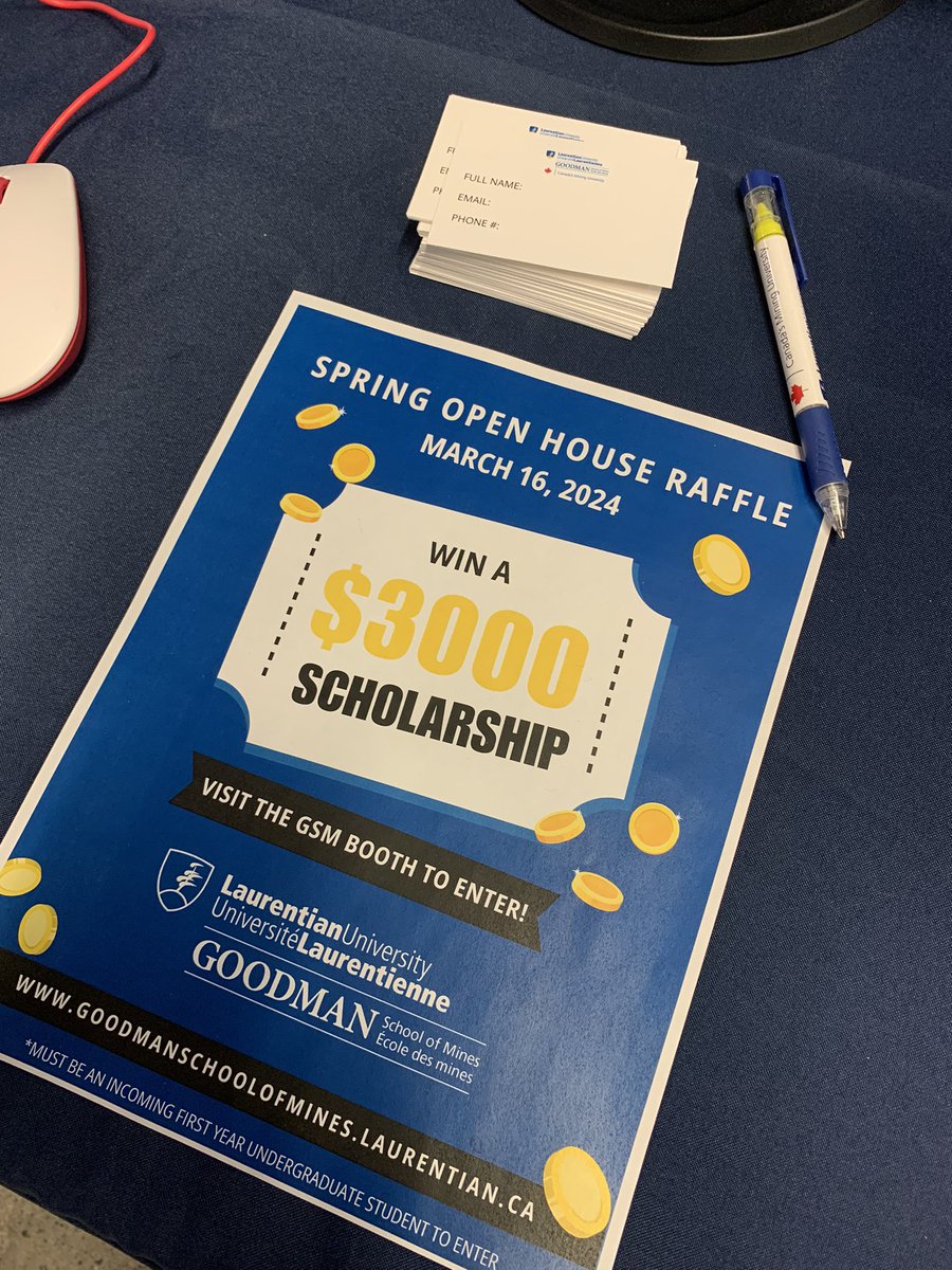 Visit us @LaurentianU Spring Open House in the Parker Atrium today and fill out a ballot for the chance to WIN a $3000 scholarship! Be sure to pick up some #GGC goodies while you’re here!