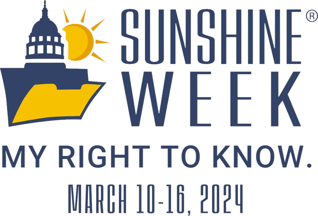 As #SunshineWeek 2024 wraps up, we are grateful for the civic groups, journalists, educators, elected officials, students and members of the public that stand for open, accountable, transparent government. Mark your calendar to join us next year: March 16–22, 2025.