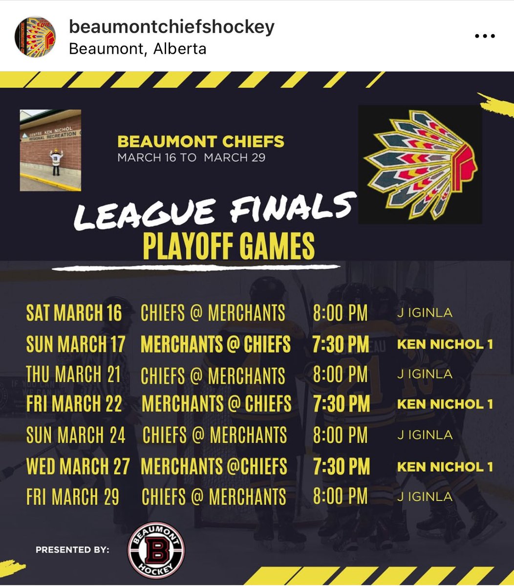 League finals start tonight in St Albert!