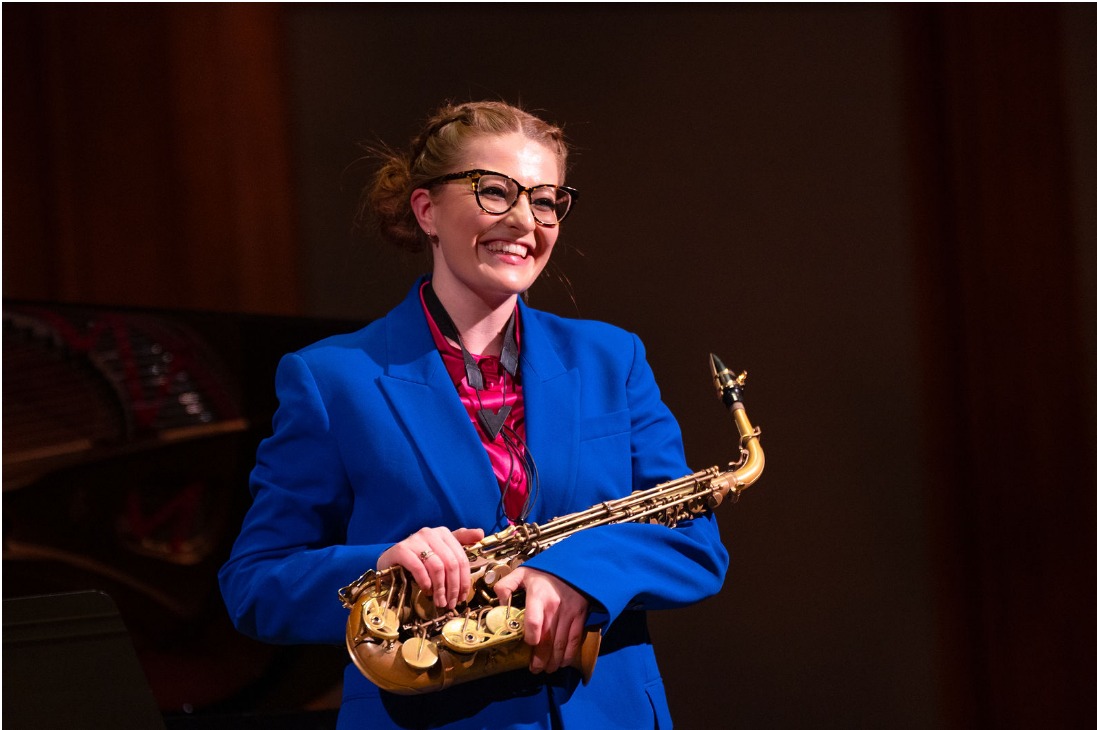 Just witnessed the incredible Jess Gillam perform live and wow 🤯🎷 Her talent is truly one of a kind and her passion for music is palpable in every note she plays. Thank you, Jess, for sharing your gift with us! 🎶 Photo creds to Robert.