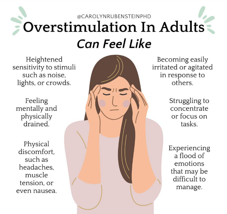 NAMI_Tennessee's tweet image. It's not just those with autism that have sensory overload. Too many senses can lead to feeling tense and irritable. You can say no or cancel plans if you need a mental break
#SocialSaturday #YouAreNotAlone #SensoryOverload #MentalHealthMatters #SelfCareSaturday #Overstimulation