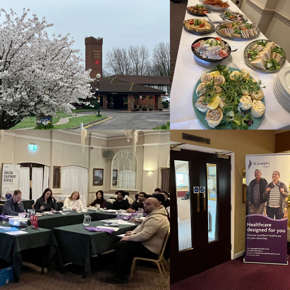Thank you @ParkwayHotelSpa for hosting the @StJosephsHosp Cardiac MRI course for Radiographers. We have had great feedback from the delegates regarding the hotel ambience, conference room and the lovely lunch buffet. 💜🧲🤗