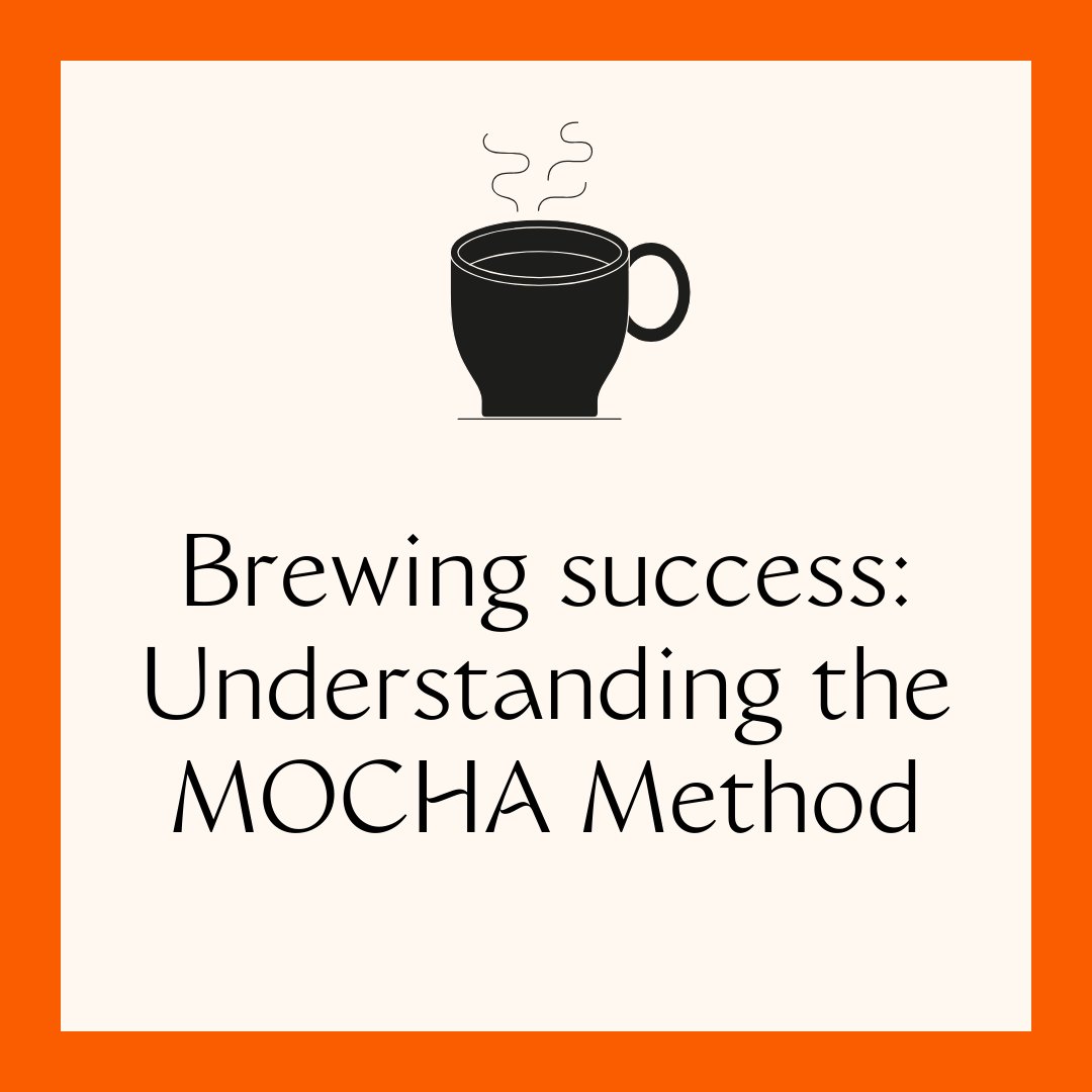 While a piping hot serving of java is known for its energy-boosting magic,, it’s not always the most reliable source of productivity for the long-term. Luckily, there’s a method that's as satisfying as your favorite cup of joe: the MOCHA Method: hubs.la/Q02pFNTt0