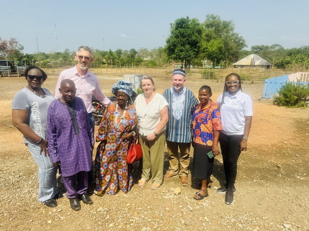 Had D honour 2 undertake a joint visit with D Ambassador, Africa Director, Hd. of Dev &amp; Snr. Edu. Adv. of D ⁦<a href="/IrlEmbFreetown/">Ireland in Sierra Leone</a>⁩ in 1 of our placement communities,Taiama, Southern SL. D sense Community was highly demonstrated as D stakeholders wholeheartedly welcomed D team.