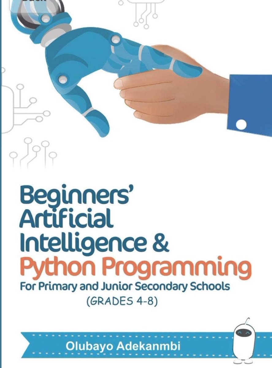 Congrats @bayoadekanmbi and @dsn_ai_network‼️

This is a 🌟very helpful🌟 #AI / #Python educational resource: amzn.to/3UYQ0HC
—————
#DataLiteracy #Coding #STEM #ComputationalThinking #BigData #DataScience #MachineLearning #AnalyticThinking #100DaysOfCode #DataScientists