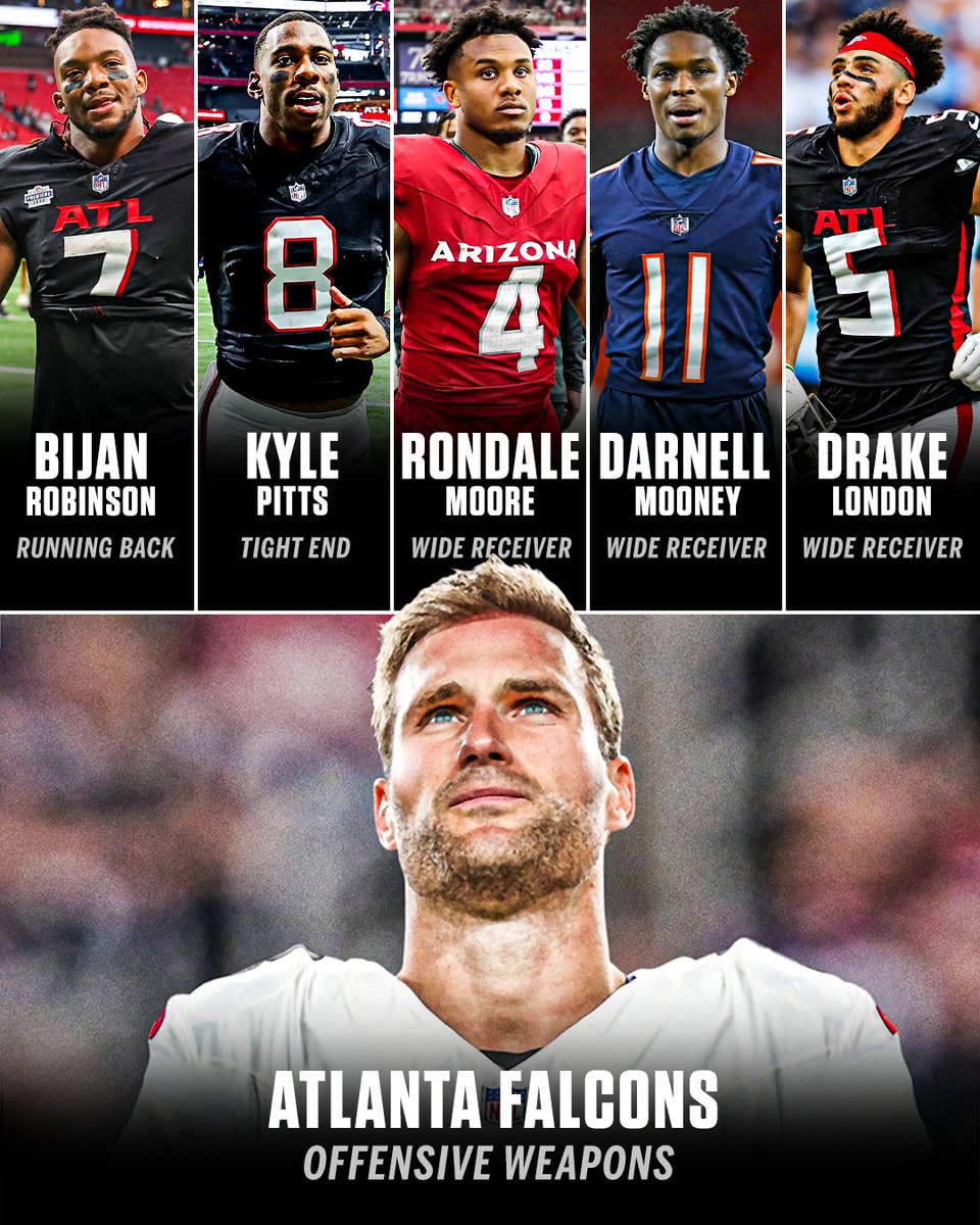 ESPNNFL's tweet image. Things are looking up in ATL 🔥 

How far can Kirk Cousins and the Falcons go next season? 👀